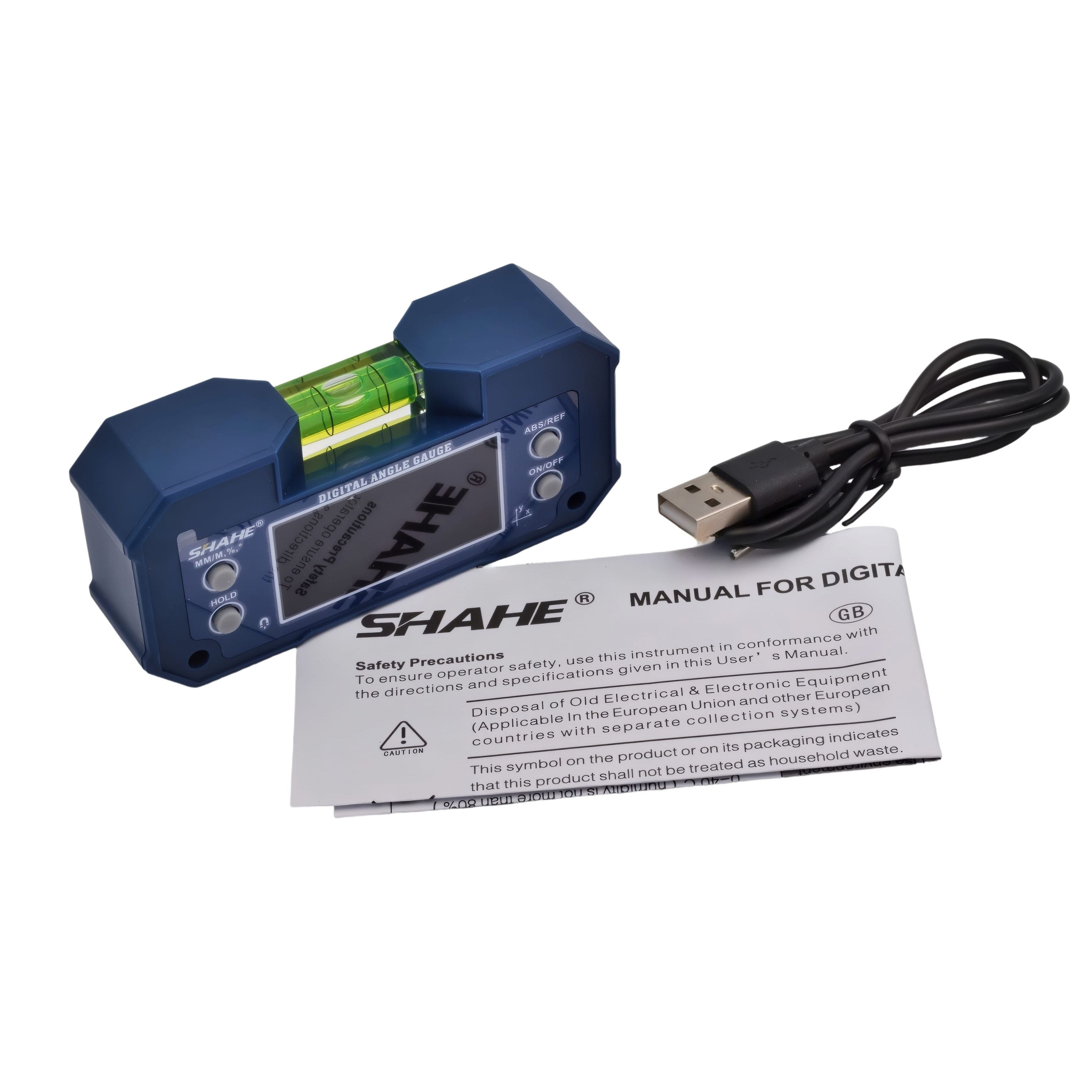 SHAHE MEASURING EQUIPMENT Shahe Mini Digital Protractor 5346 Dual Axis Digital Angle Gauge