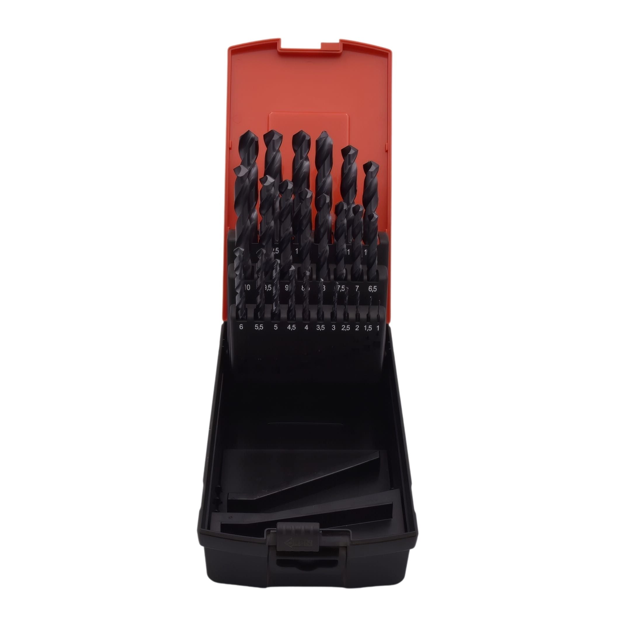 SOMTA DRILLS Somta HSS-Co Blue Band Jobber Drill Set 1.0–13.0mm x 0.5mm Increments – 25 Piece Metal Case Set