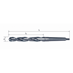 SOMTA DRILLS Somta Series 204 – 33.5mm HSS Morse Taper Shank Drill MT4 DIN 345