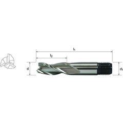 SOMTA Manufacturing Somta 3 Flute 22mm HSS-Co8 Multi-Purpose End Mill