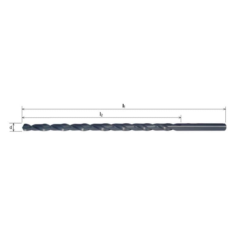 Somta Series 125 - HSS Straight Shank 250mm x 315mm Extra Length Drills 6mm - Twin Eagle Imports