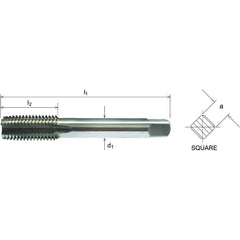 Somta Series 519 - HSS Straight Flute Short Left Hand Taper (First Tap) M18 x 2.5mm - Twin Eagle Imports