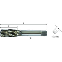 Somta Series 528 - HSSE-V Spiral Flute Tap BSW 5/16" (Standard) - Twin Eagle Imports