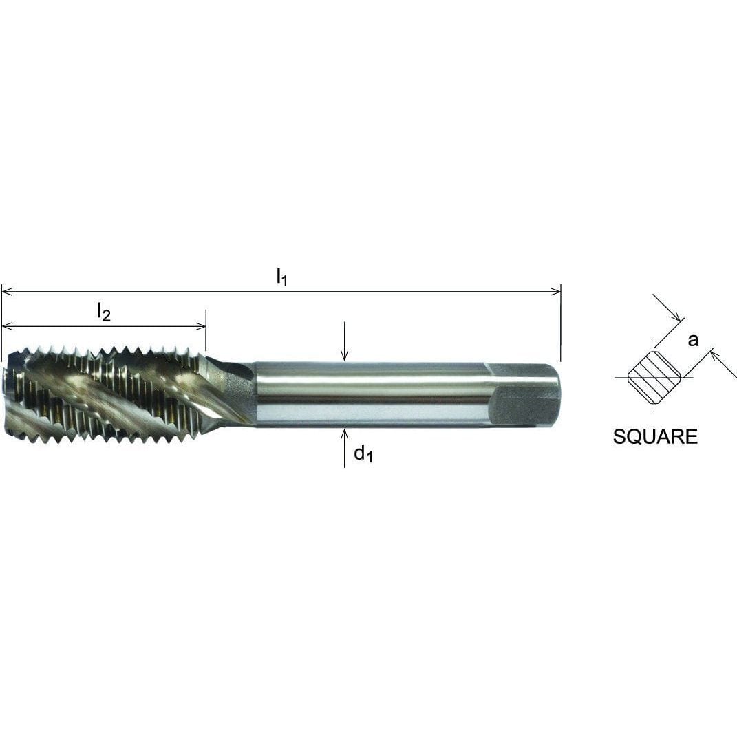 Somta Series 528 - HSSE-V Spiral Flute Tap BSW 5/8" (Standard) - Twin Eagle Imports