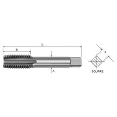 Somta Series 531 - HSS Straight Flute Short Hand Second (Intermediate) Tap BSF 1/2" x 16 TPI - Twin Eagle Imports