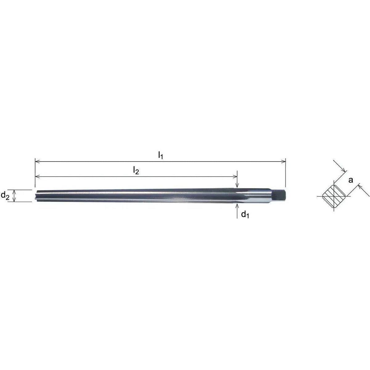 Somta Series 732 – HSS Straight Flute Hand Taper Pin Reamer 1/2″ - Twin Eagle Imports