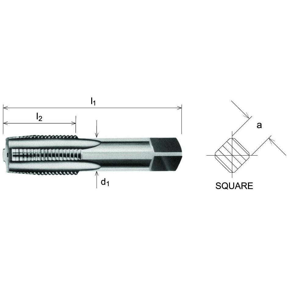 SOMTA - Series 907 Carbon Steel BSPF Tap 1-1/2" Taper (Parallel Form) - Twin Eagle Imports