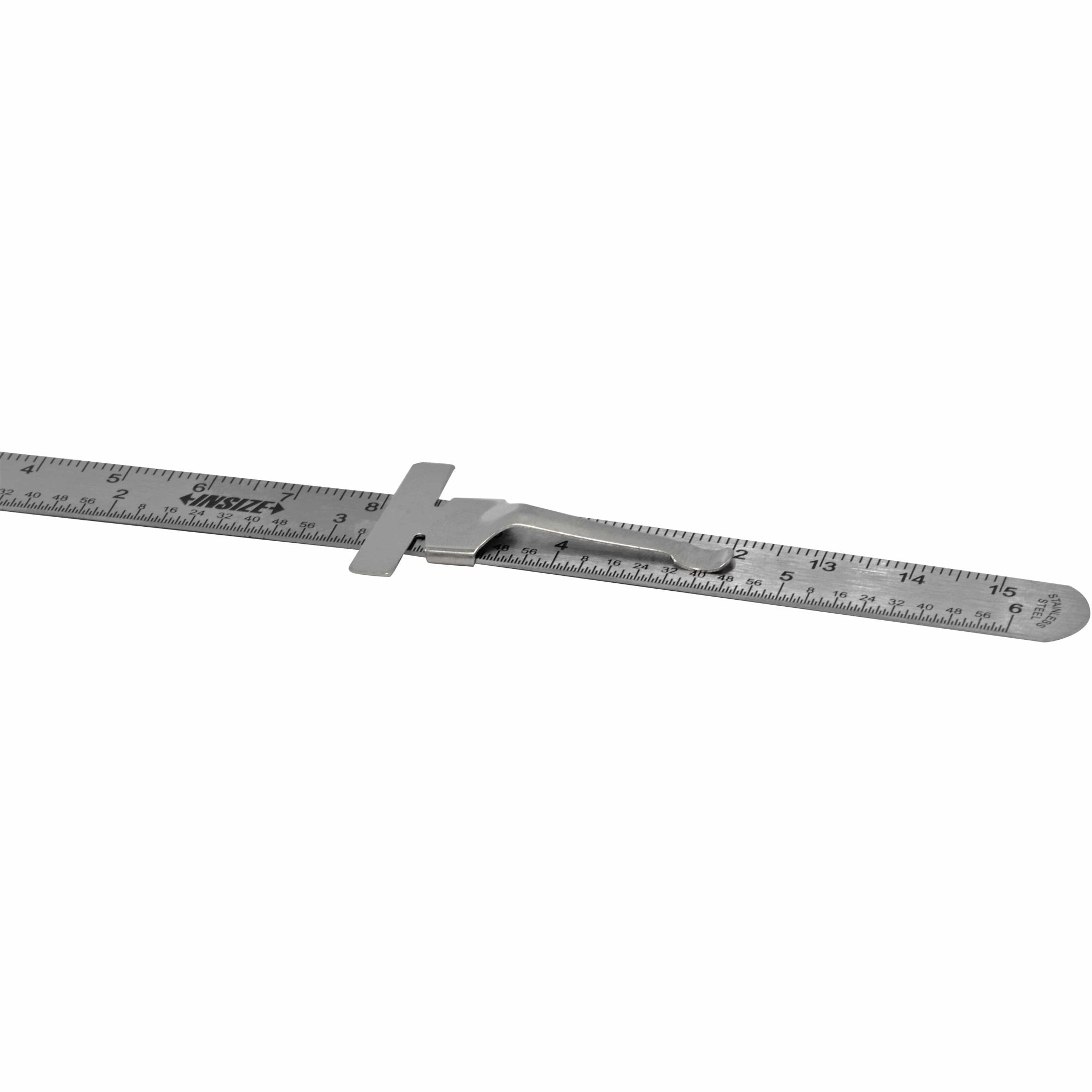 Stainless Steel Pocket Ruler with depth gauge 0-150mm Series 7119-150 - Twin Eagle Imports