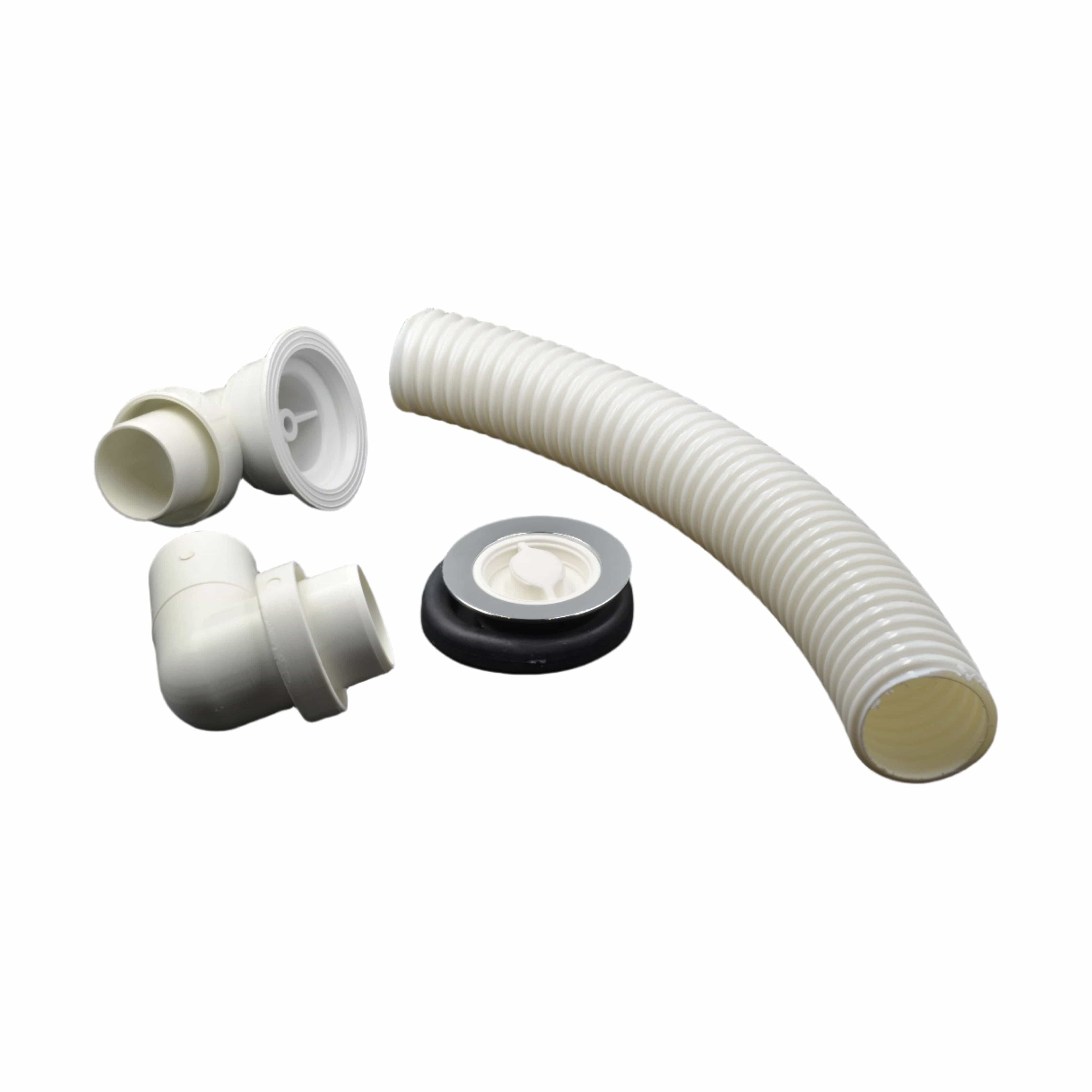 Tacron Industries Drain Waste Flexible Plumbdinger - Chrome Plated Brass Plug 40mm