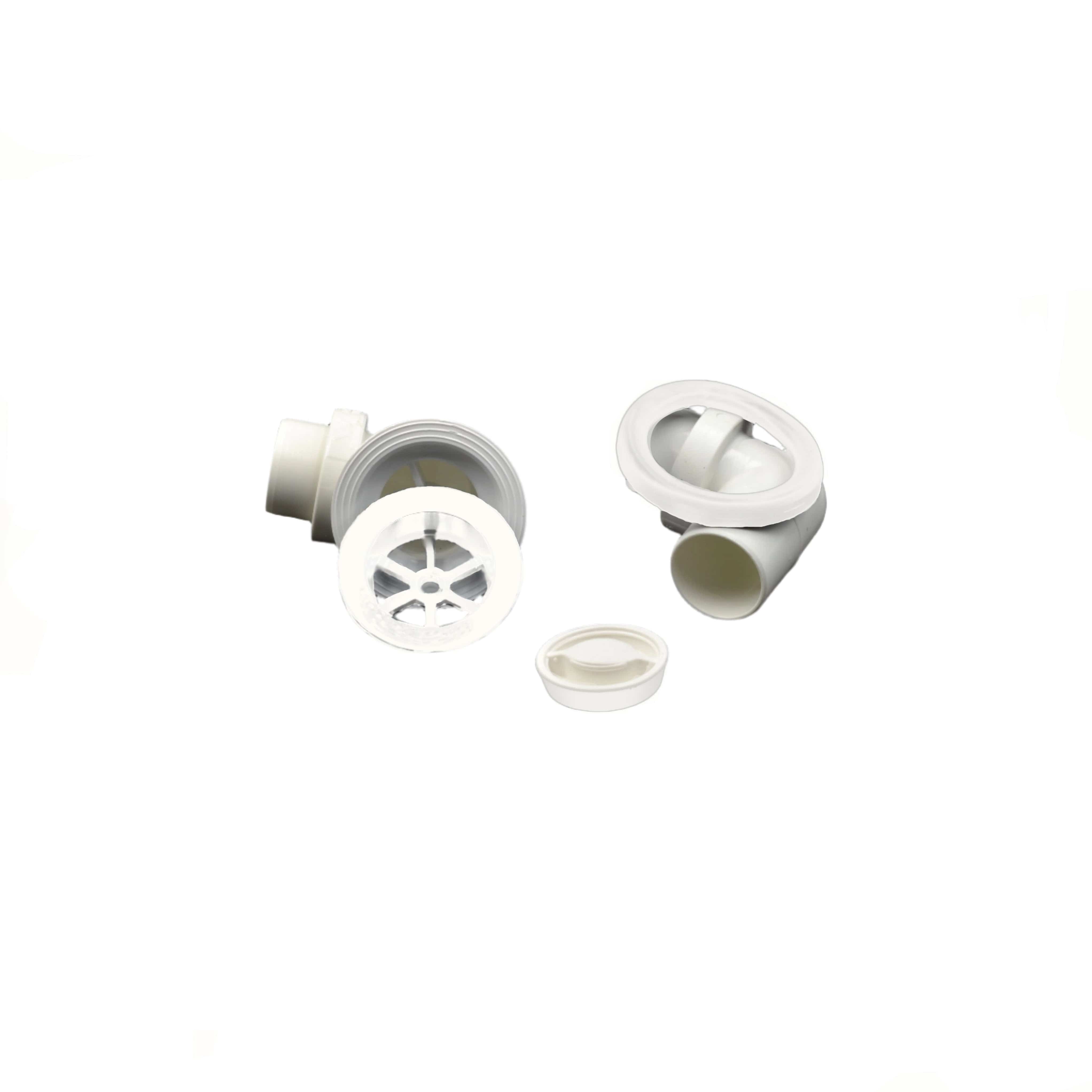 Tacron Industries Drain Waste Flexible Plumbdinger - White Plated Brass Plug 40mm