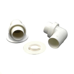 Tacron Industries Drain Waste Flexible Plumbdinger - White Plated Brass Plug 40mm