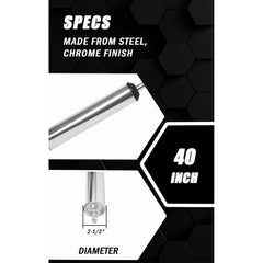 TEI Truck Electrical 40" Chromed Steel Construction 3 in 1 Truck Pogo Stick