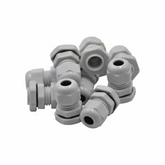 Twin Eagle Imports Cable Gland 10 Pack IP68 PG9 White Nylon Cable Gland 4-8mm Cable Range