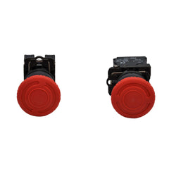 Twin Eagle Imports E Stops Mushroom head pushbutton turns to release NC NO Switch Electrical 12V 24V  TB5-AS545