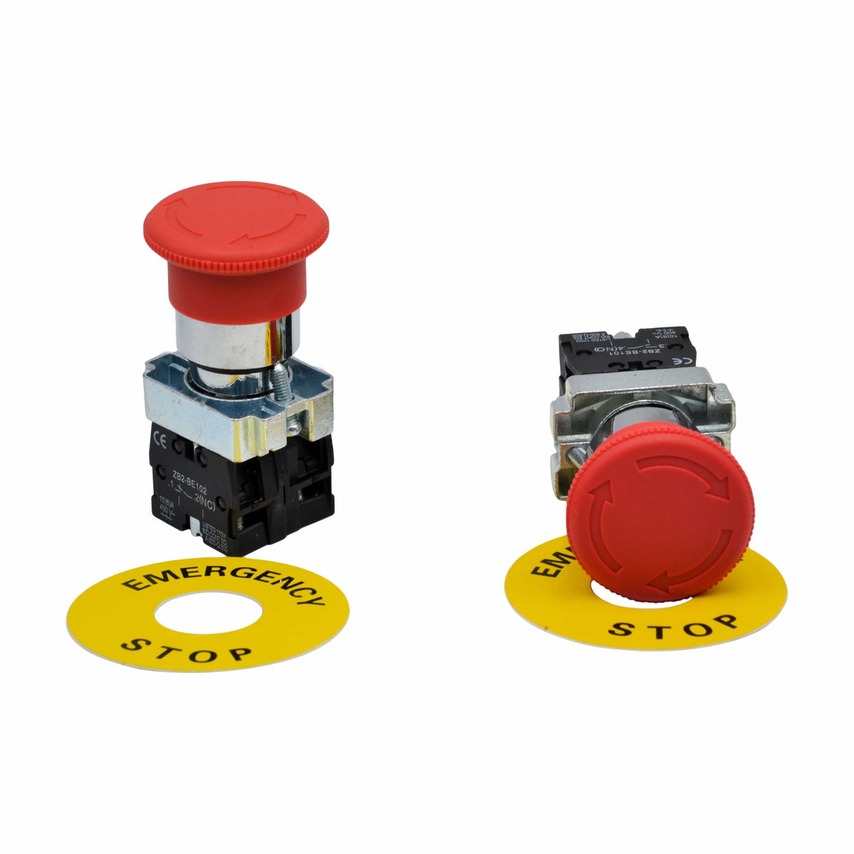 Twin Eagle Imports E Stops Telemechanique E-StopXB2 without casing set of 2,  Switch Electrical 12V 24V  XB2-BS545