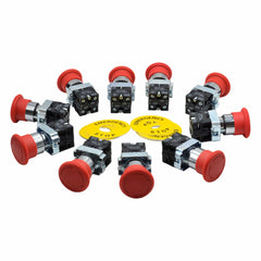 Twin Eagle Imports Emergency Stops x 10 Emergency Stop Switch E stop XB2-BS545 NC + NO terminal