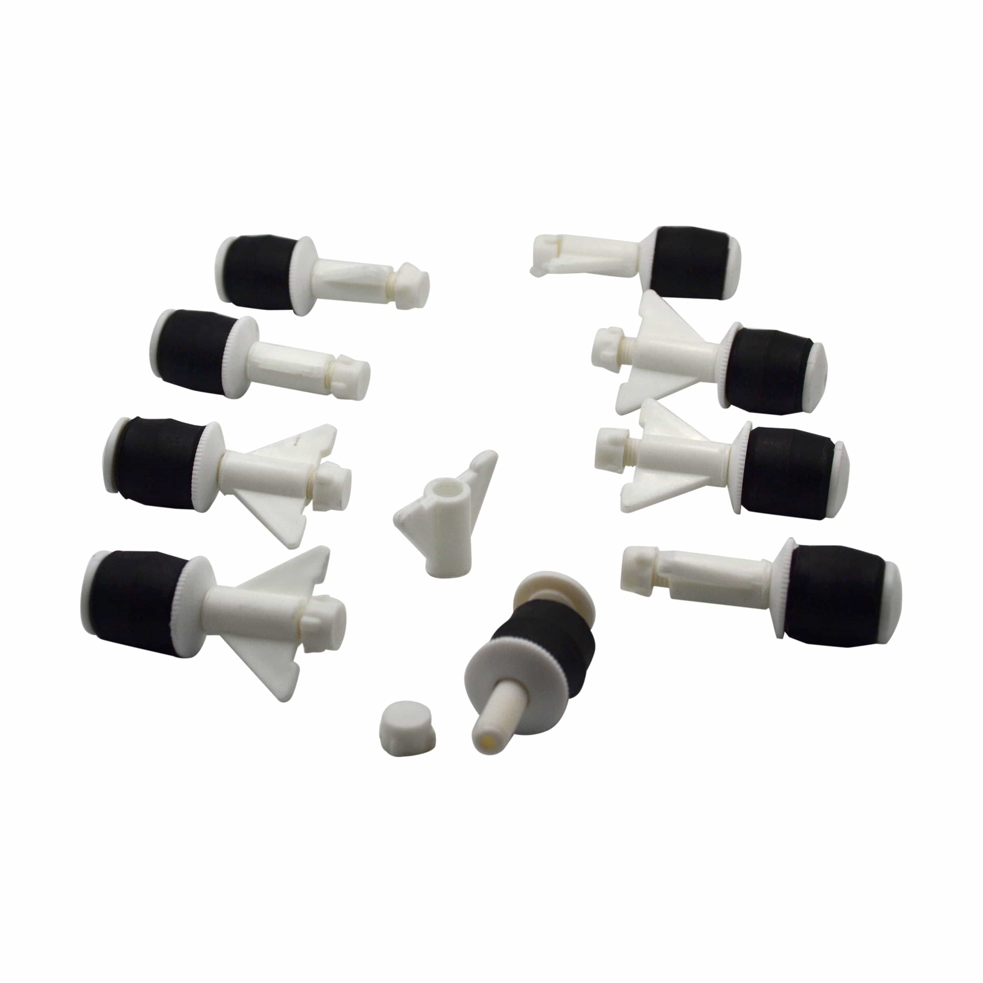 Twin Eagle Imports Expanding Plumbing Plug 9x Nylon Mechanical Pipe Test Plug Bung with 10mm Bypass 23mm to 32mm