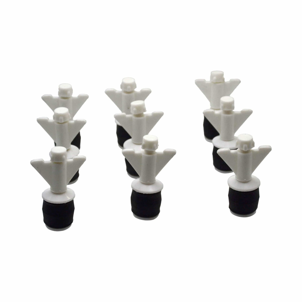 Twin Eagle Imports Expanding Plumbing Plug 9x Nylon Mechanical Pipe Test Plug Bung with 10mm Bypass 23mm to 32mm