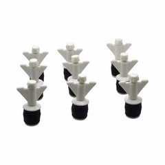 Twin Eagle Imports Expanding Plumbing Plug 9x Nylon Mechanical Pipe Test Plug Bung with 10mm Bypass 23mm to 32mm