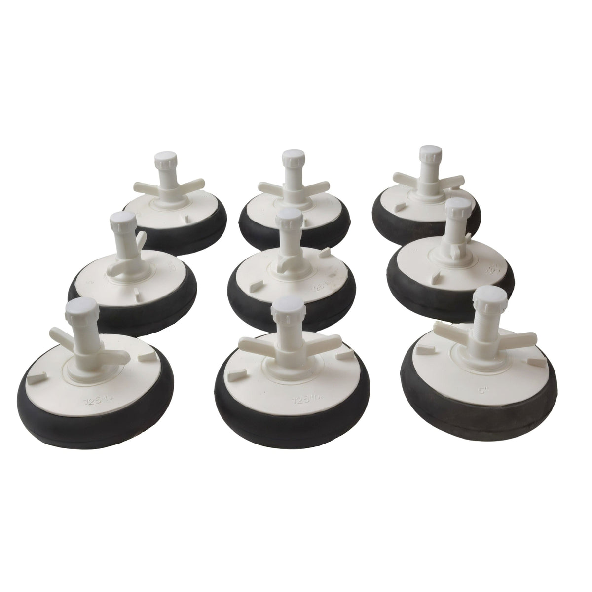 Twin Eagle Imports Expanding Plumbing Plug 9x Nylon Mechanical Pipe Test plug bung with 13mm bypass 119mm to 142mm