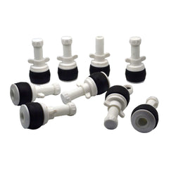 Twin Eagle Imports Expanding Plumbing Plug 9x Nylon Mechanical Pipe Test Plug Bung with 13mm Bypass 49mm to 54mm
