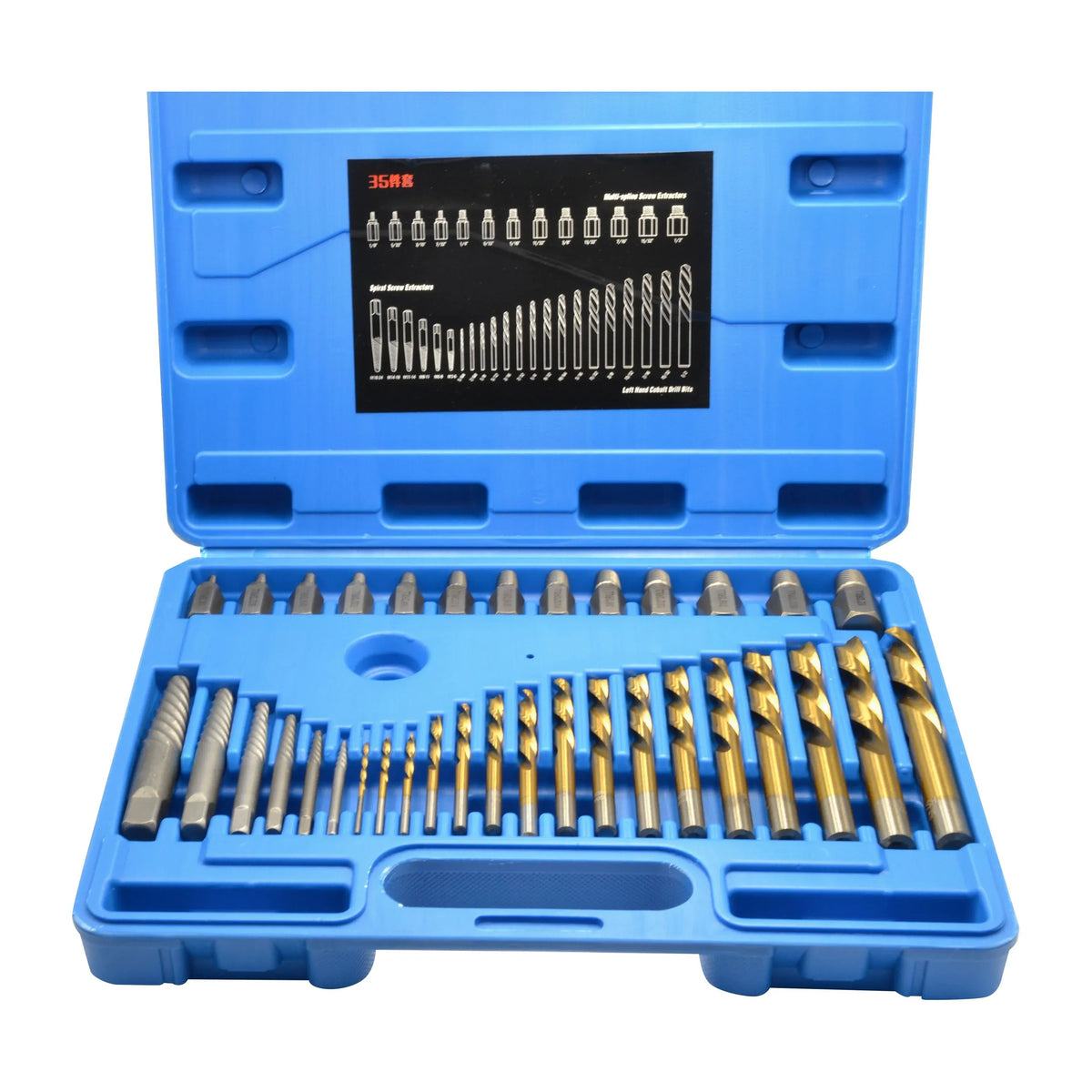 Twin Eagle Imports Extractor Kit Broken Bolt Master Extractor Kit 35 Piece