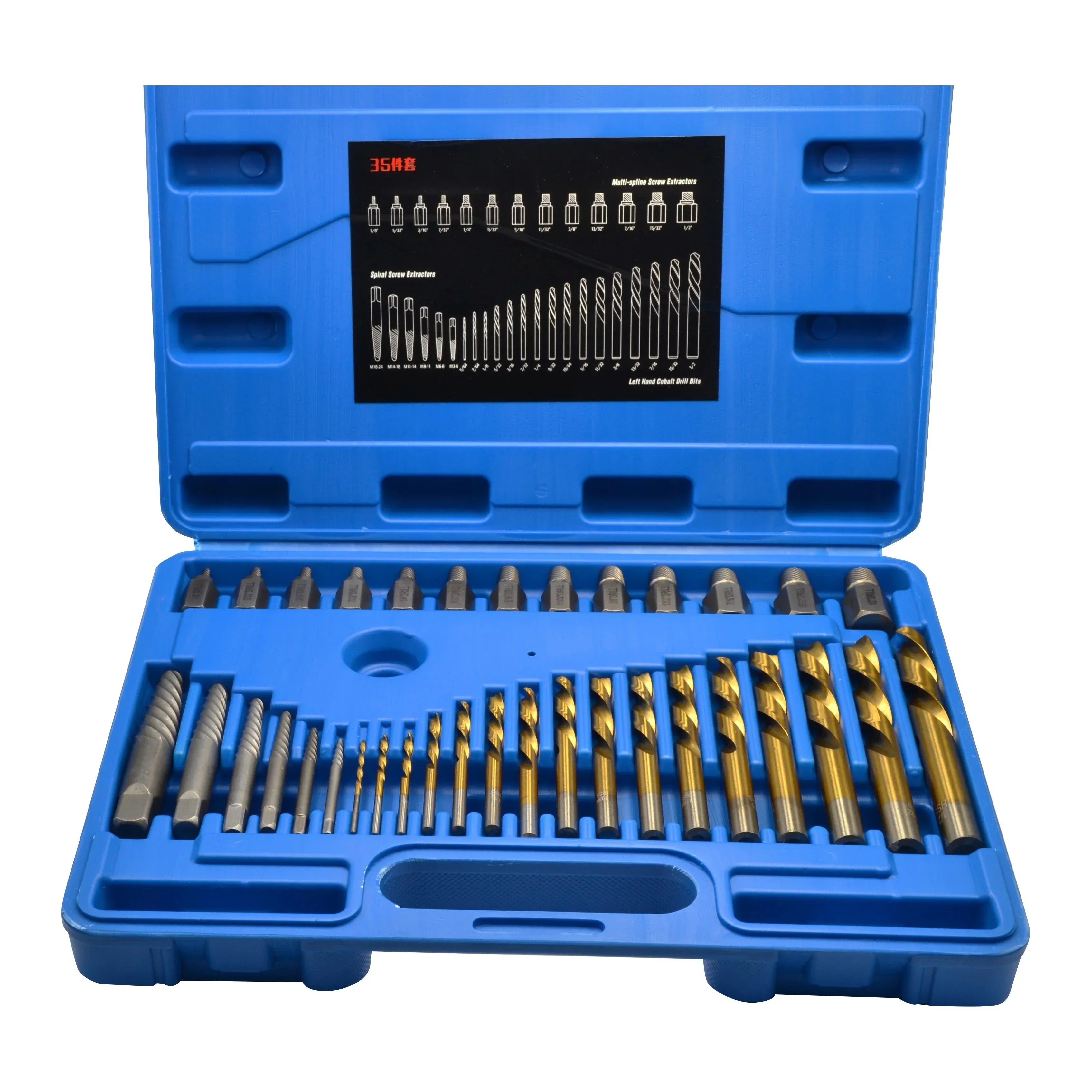 Twin Eagle Imports Extractor Kit Broken Bolt Master Extractor Kit 35 Piece