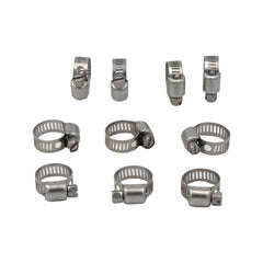 Twin Eagle Imports Grab Kits 10 Piece 304 Stainless Steel 6-15mm Worm Drive Hose Clamp