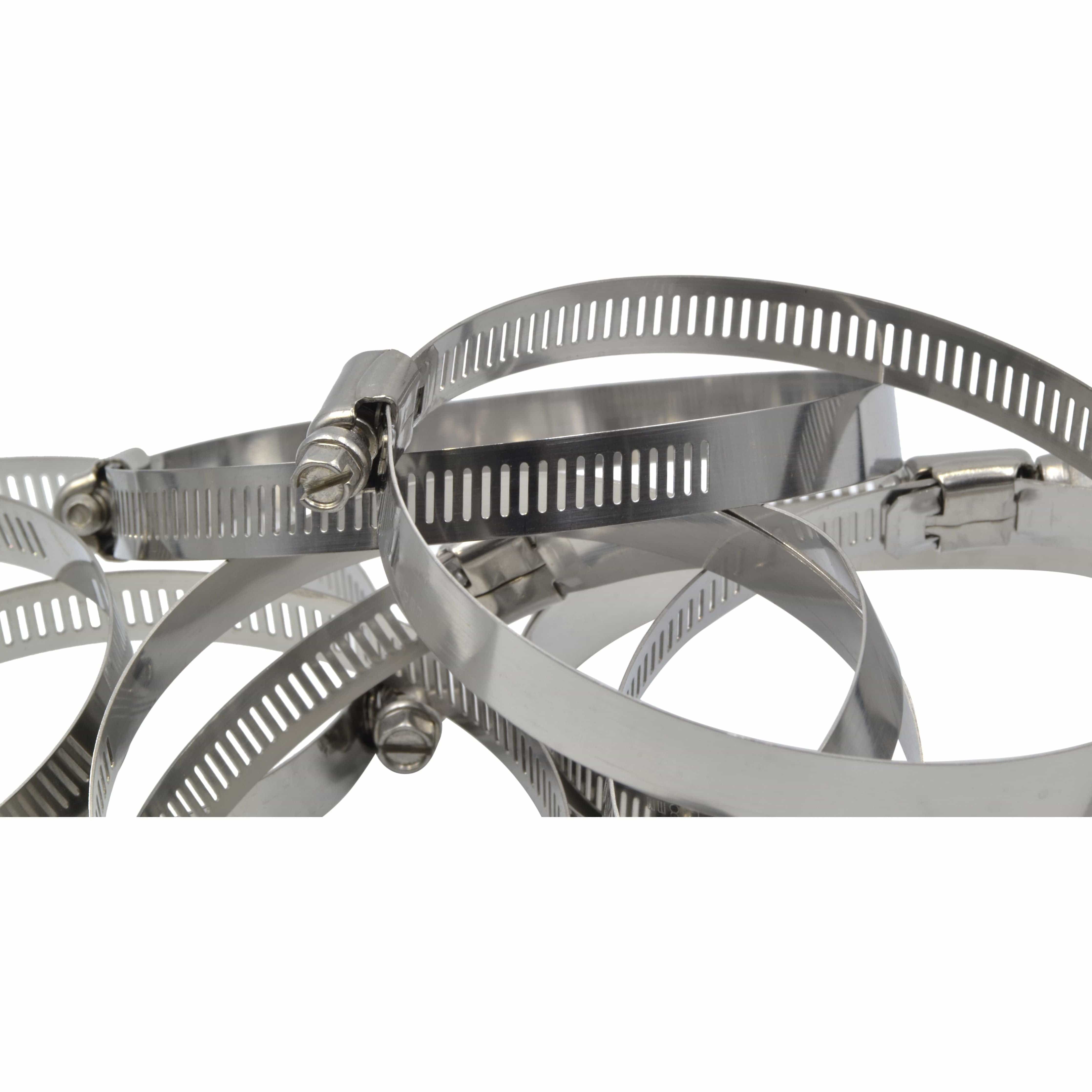 Twin Eagle Imports Grab Kits 10 Piece 304 Stainless Steel 84-108mm Worm Drive Hose Clamp