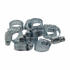 Twin Eagle Imports Grab Kits 10 Piece Zinc 6-15mm Worm Drive Hose Clamp