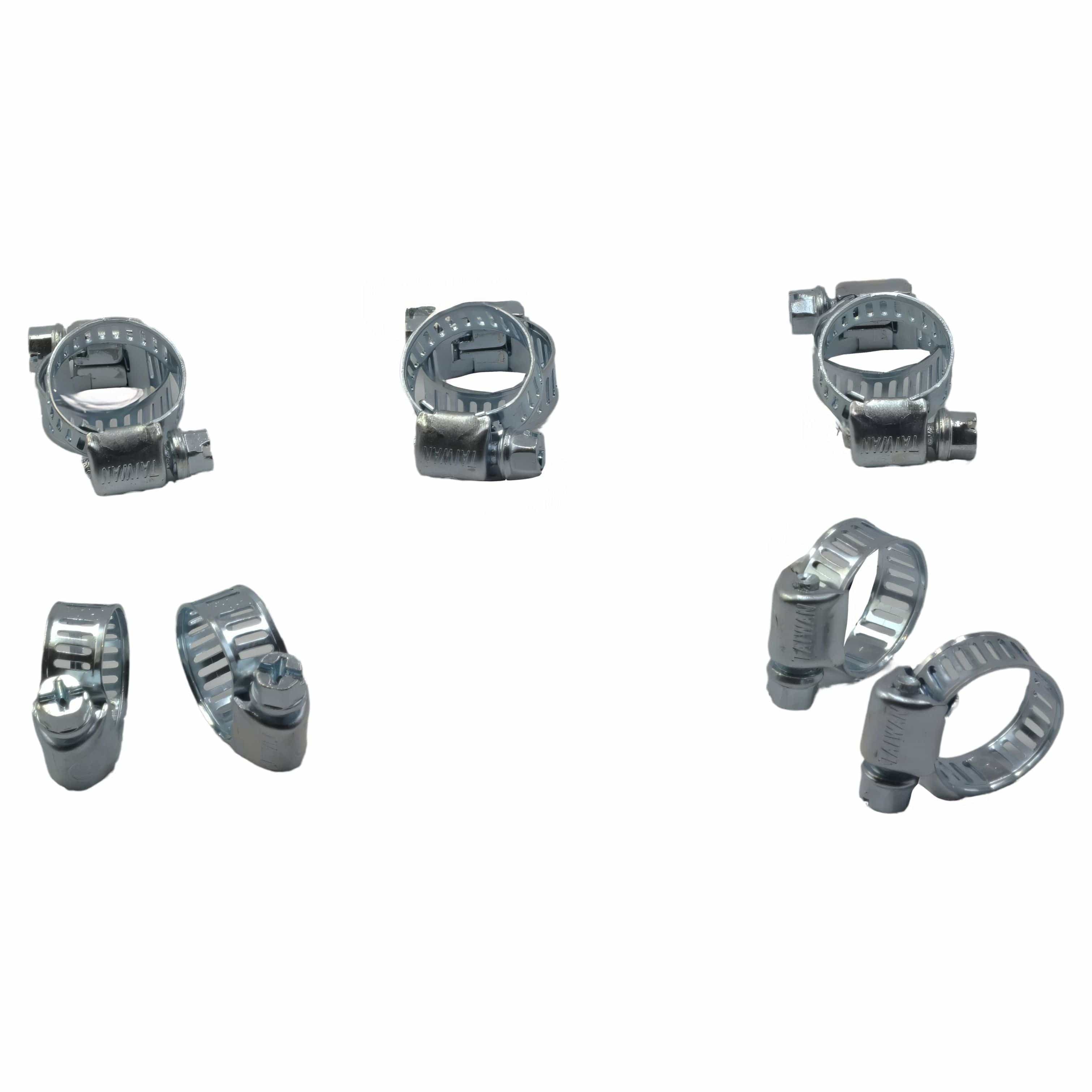 Twin Eagle Imports Grab Kits 10 Piece Zinc 6-15mm Worm Drive Hose Clamp