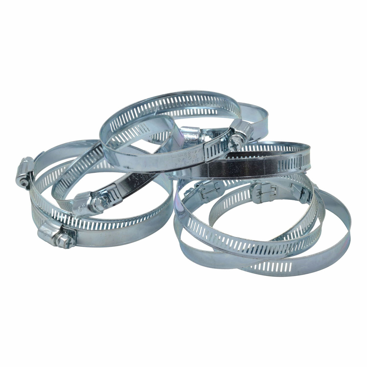 Twin Eagle Imports Grab Kits 10 Piece Zinc Coated Steel 65-89mm Worm Drive Hose Clamp