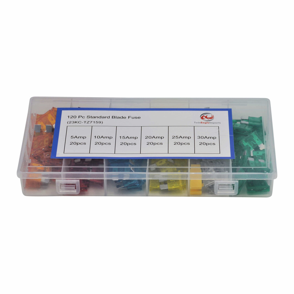 Twin Eagle Imports Grab Kits 120pc Standard Blade Fuse