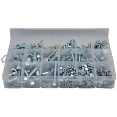 Twin Eagle Imports Grab Kits 318 pc High Tensile Imperial Flange Nut and Bolt Grab Kit Assortment