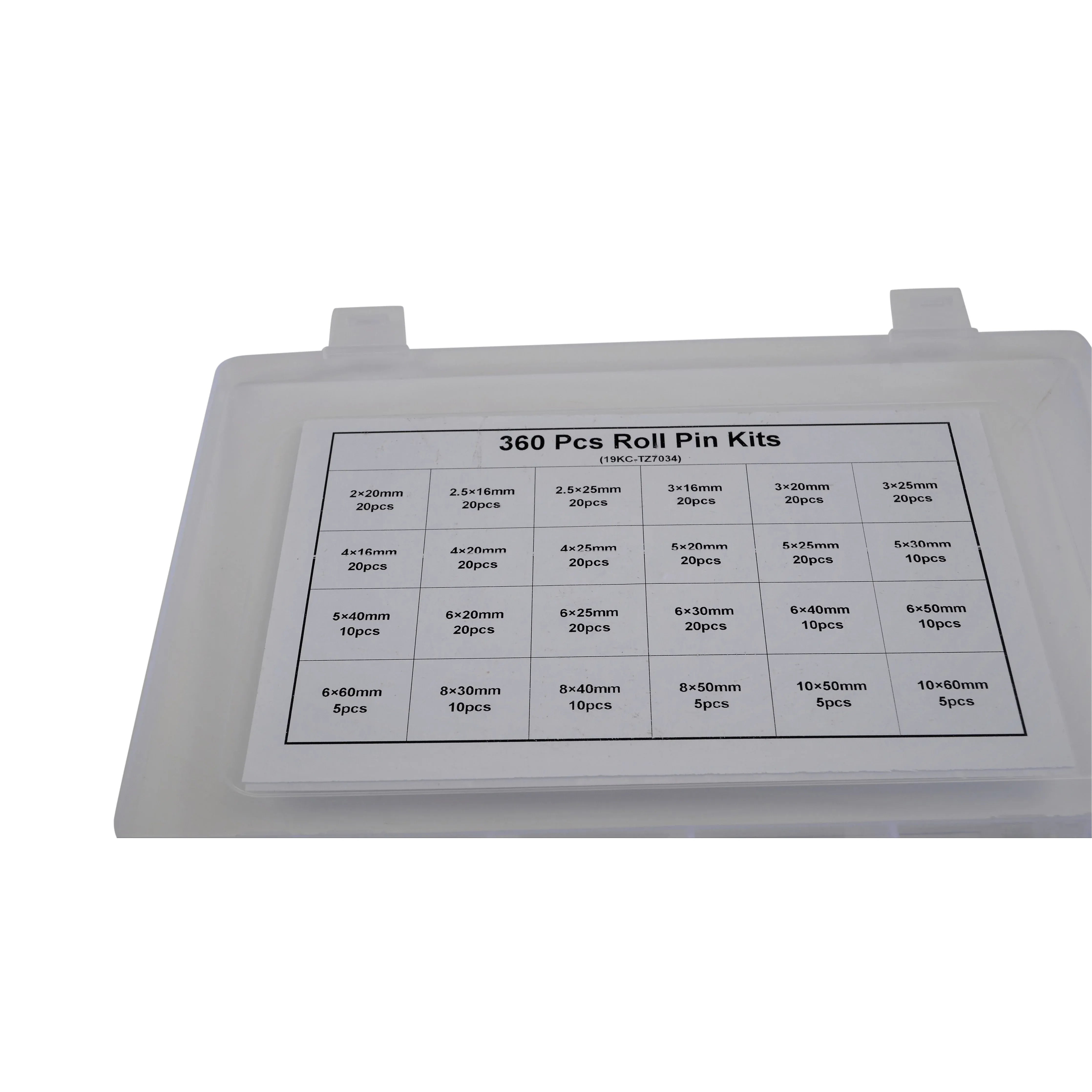 Twin Eagle Imports GRAB KITS 360 Piece Metric Roll Pin Grab Kit Assortment