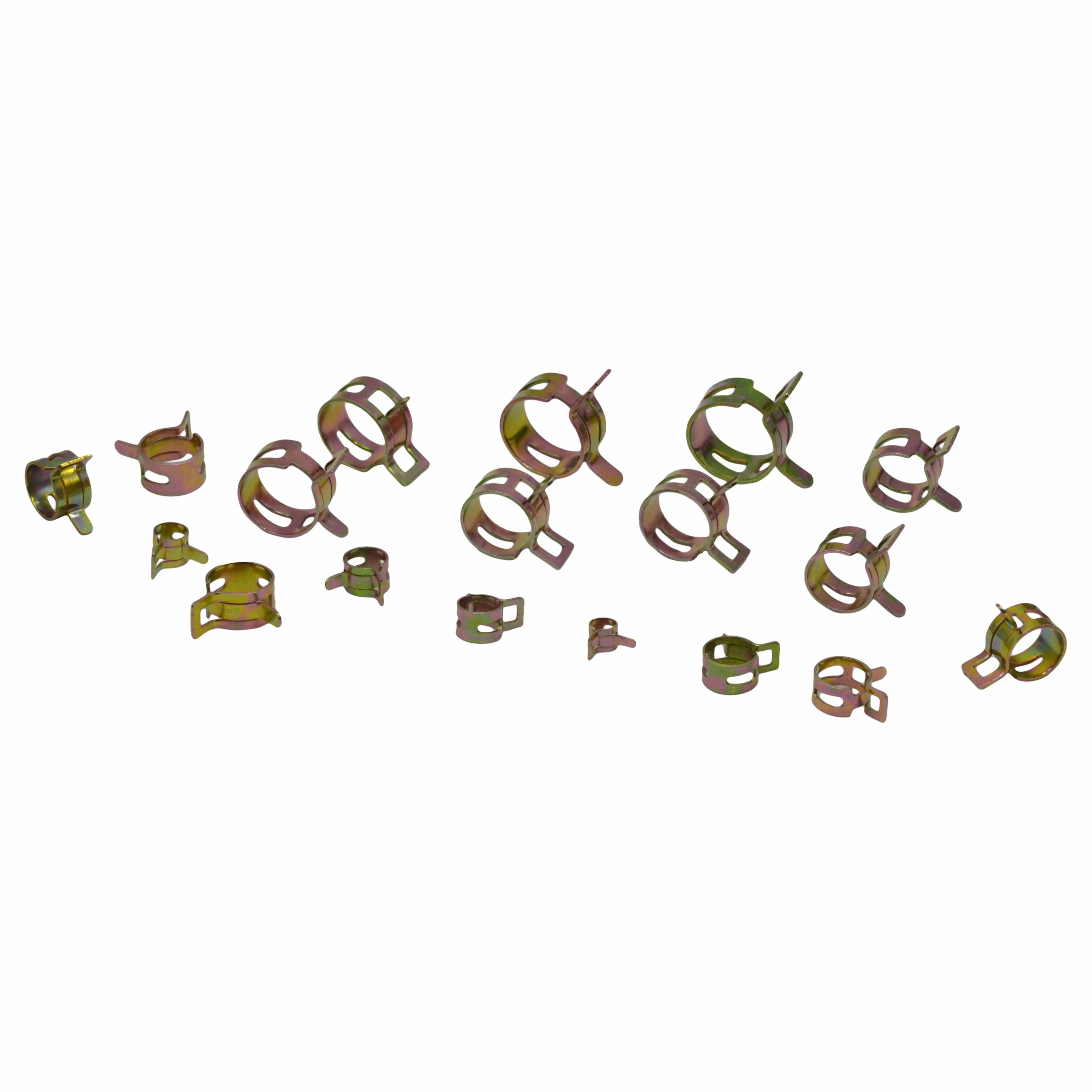 Twin Eagle Imports Grab Kits 422 pc High Tension Spring Hose Clamp Grab Kit Assortment