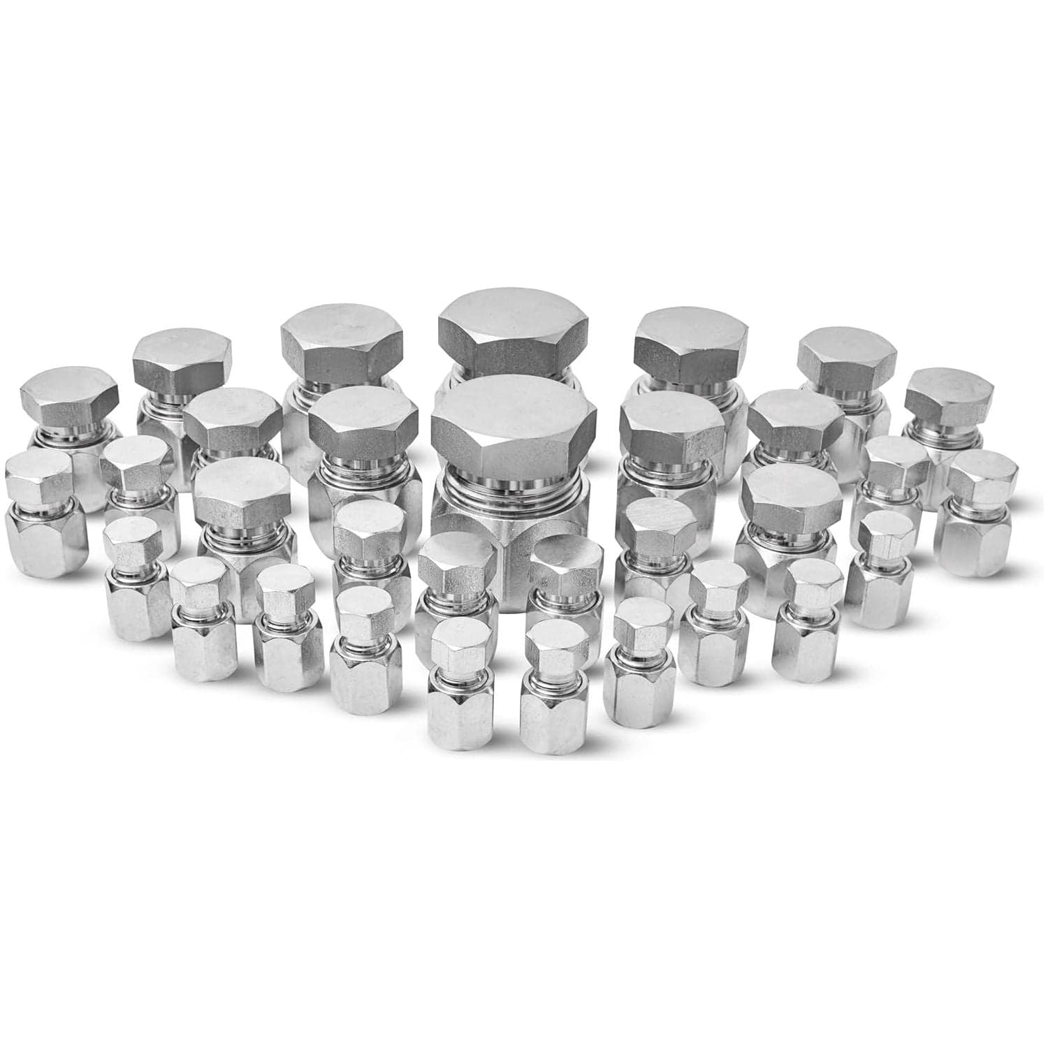 Twin Eagle Imports Grab Kits 64 Pcs 37 Degree JIC Cap and Plug Hydraulic Blanking Kit