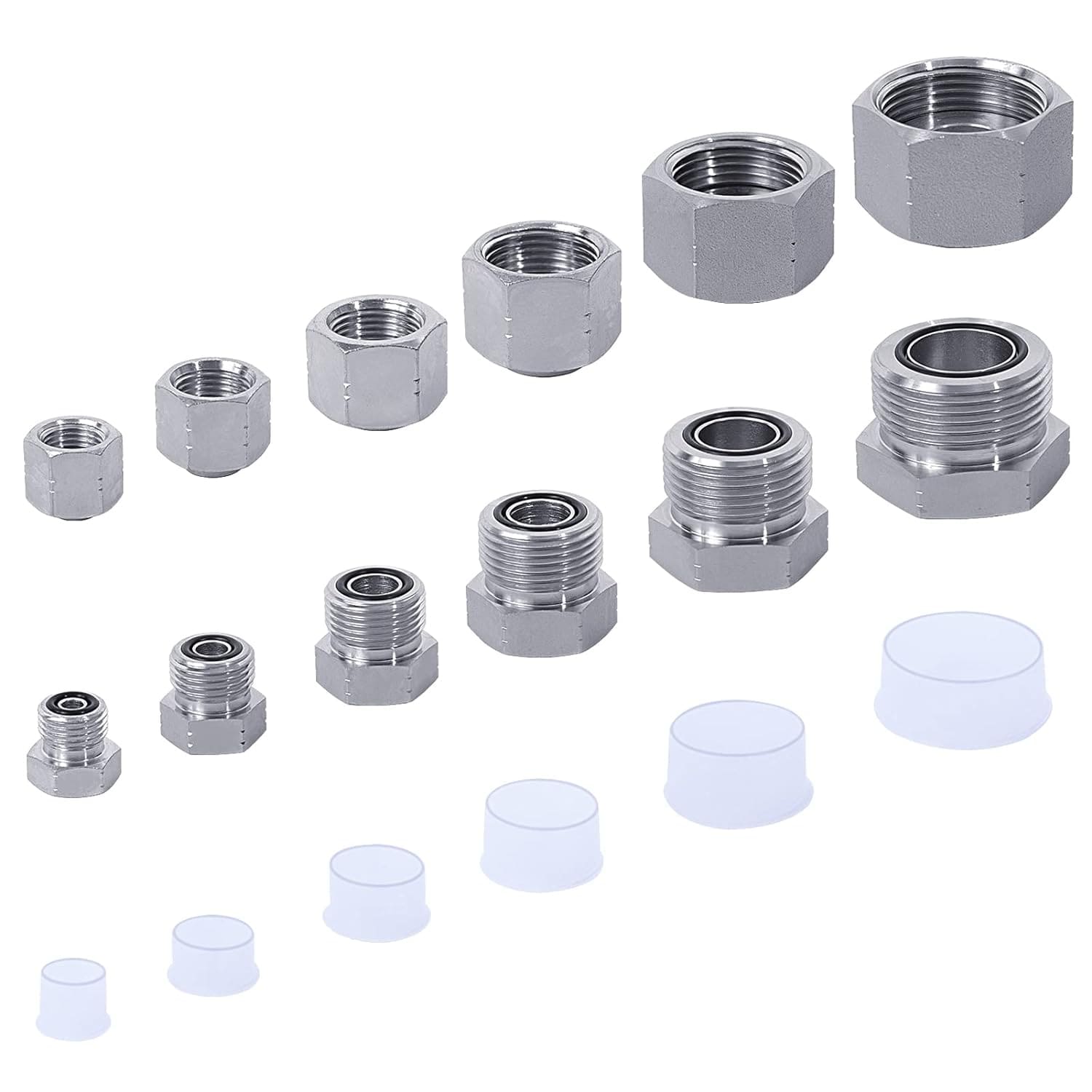 Twin Eagle Imports Grab Kits 64Pcs ORFS O-Ring Face Seal Hydraulic Blanking Kit