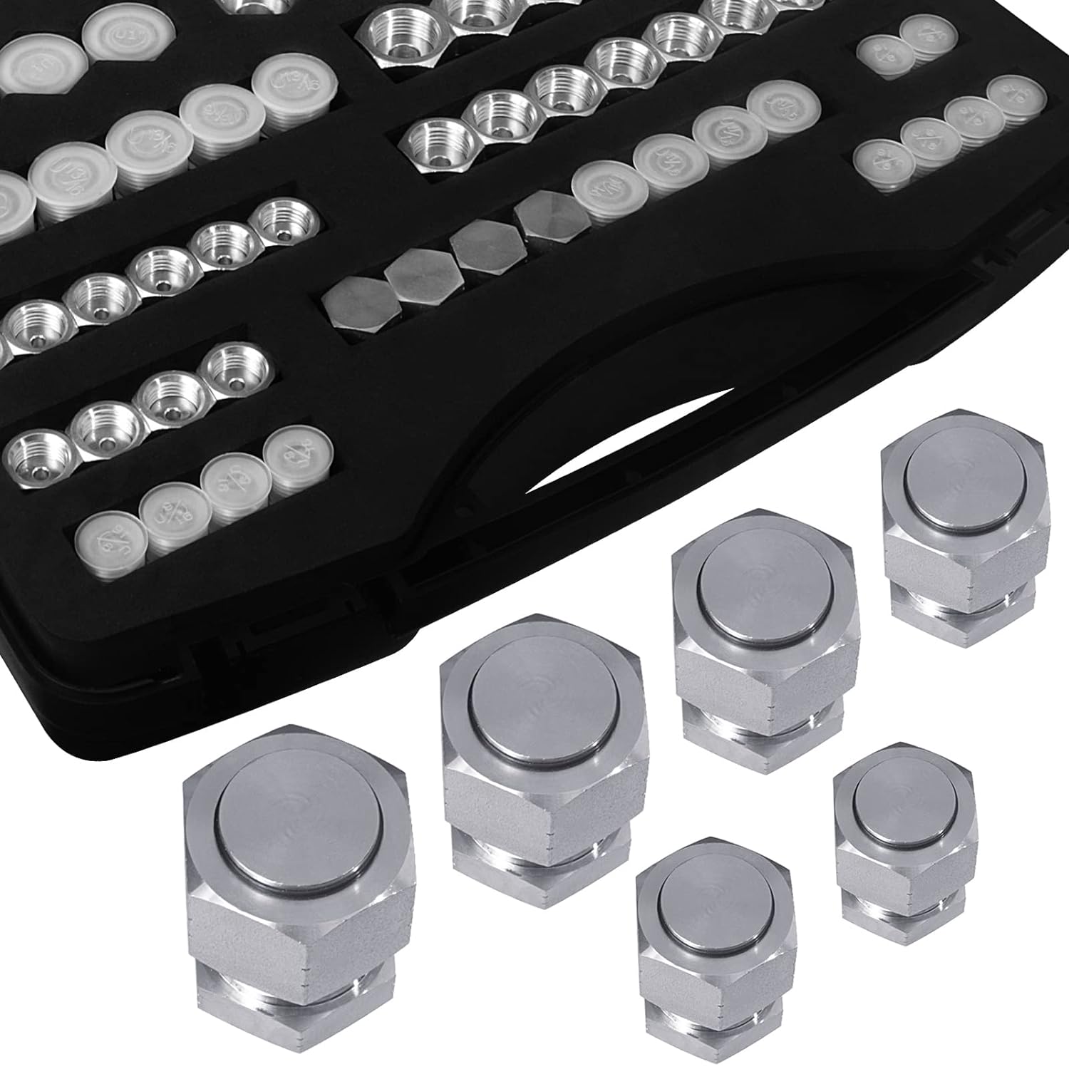 Twin Eagle Imports Grab Kits 64Pcs ORFS O-Ring Face Seal Hydraulic Blanking Kit