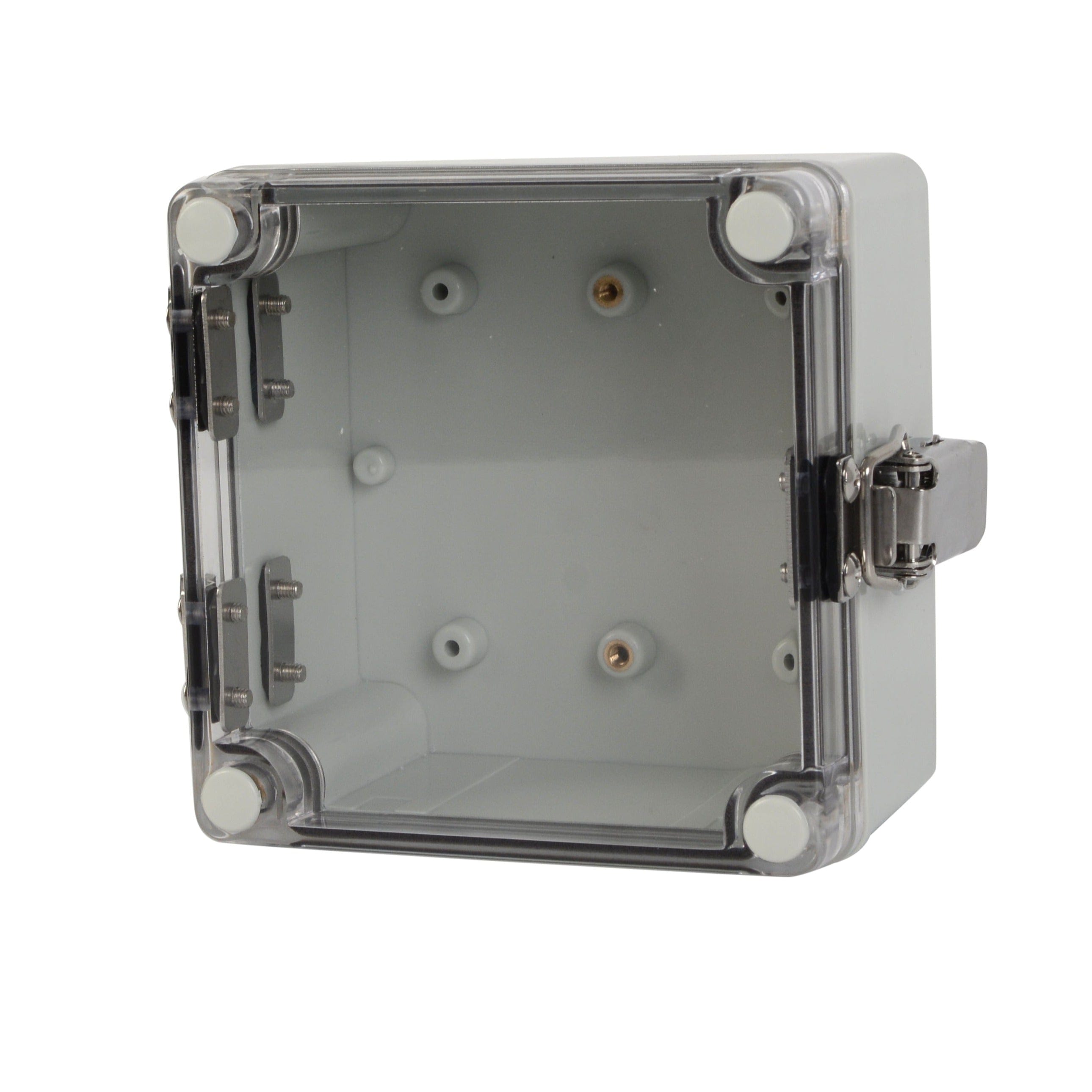 Twin Eagle Imports Junction Box ABS IP66 Clear Lid Hinge Junction Box 125 x 125 x 75mm