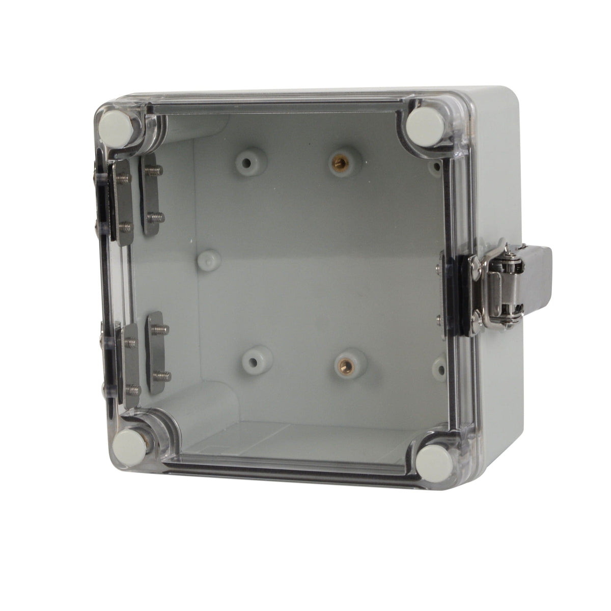 Twin Eagle Imports Junction Box ABS IP66 Clear Lid Hinge Junction Box 125 x 125 x 75mm