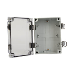 Twin Eagle Imports Junction Box ABS IP66 Clear Lid Hinge Junction Box 125 x 175 x 75mm