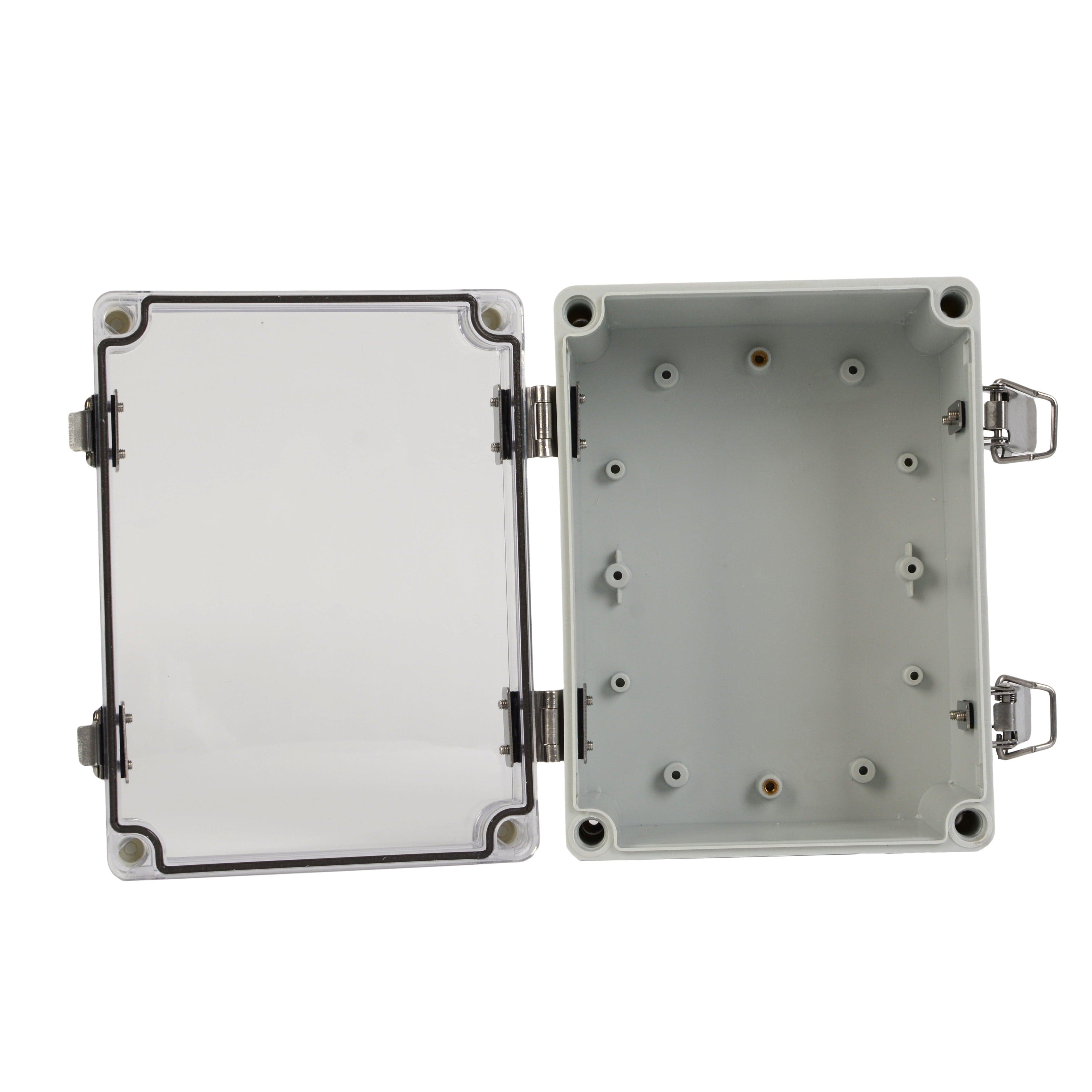 Twin Eagle Imports Junction Box ABS IP66 Clear Lid Hinge Junction Box 150 x 200 x 100mm