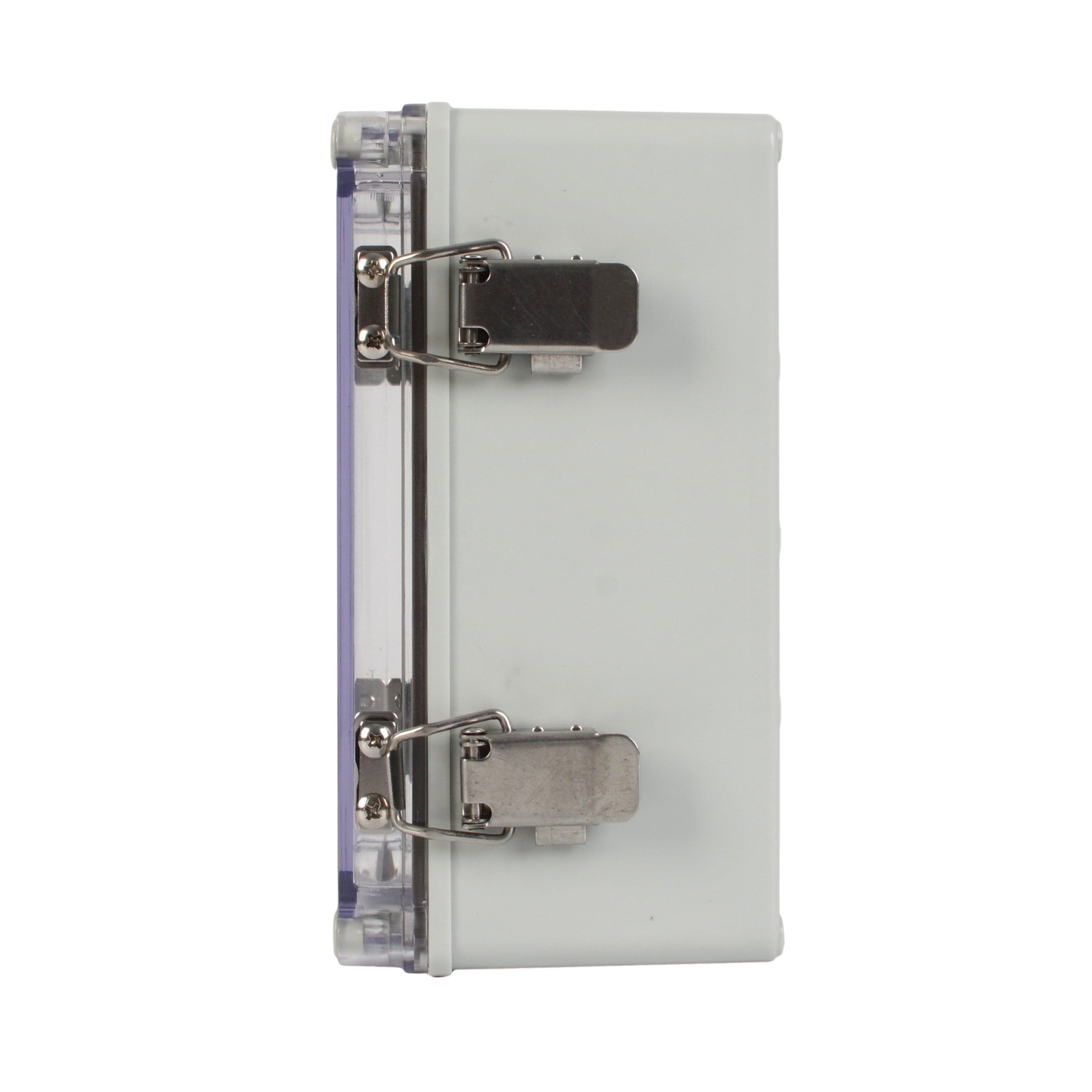 Twin Eagle Imports Junction Box ABS IP66 Clear Lid Hinge Junction Box 150 x 200 x 100mm