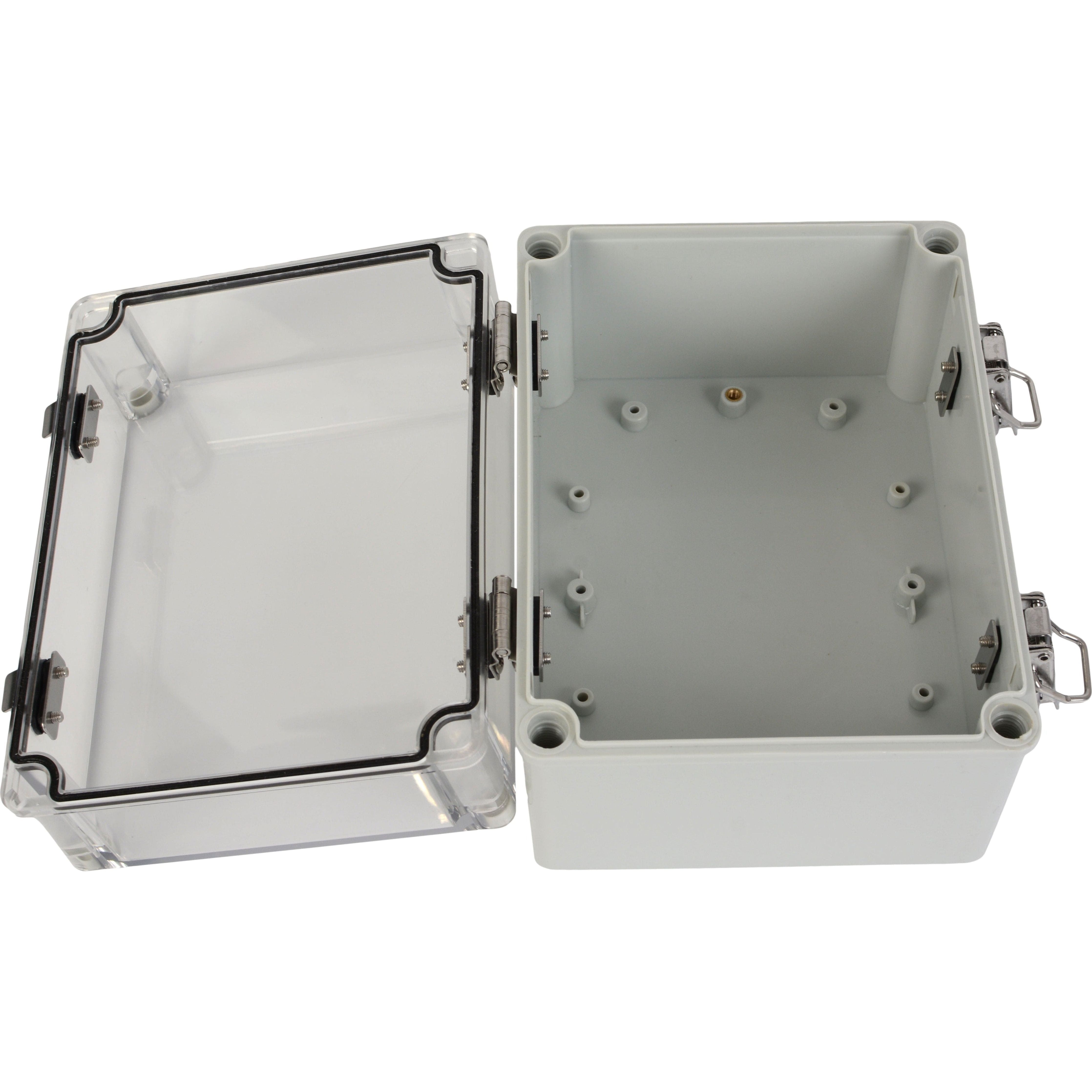 Twin Eagle Imports Junction Box ABS IP66 Clear Lid Hinge Junction Box 150 x 200 x 130mm