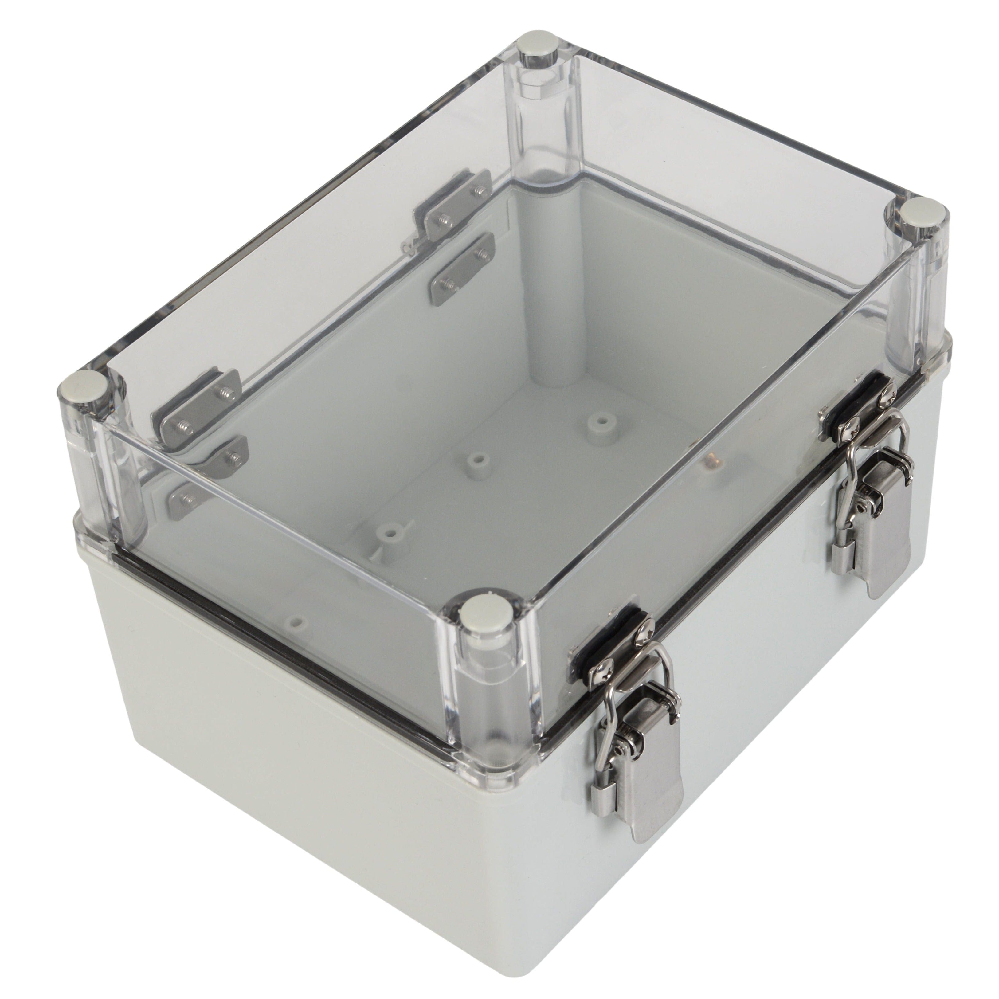 Twin Eagle Imports Junction Box ABS IP66 Clear Lid Hinge Junction Box 150 x 200 x 130mm