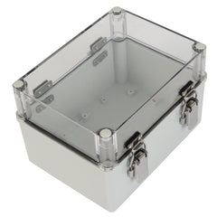 Twin Eagle Imports Junction Box ABS IP66 Clear Lid Hinge Junction Box 150 x 200 x 130mm
