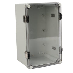 Twin Eagle Imports Junction Box ABS IP66 Clear Lid Hinge Junction Box 150 x 250 x 130mm