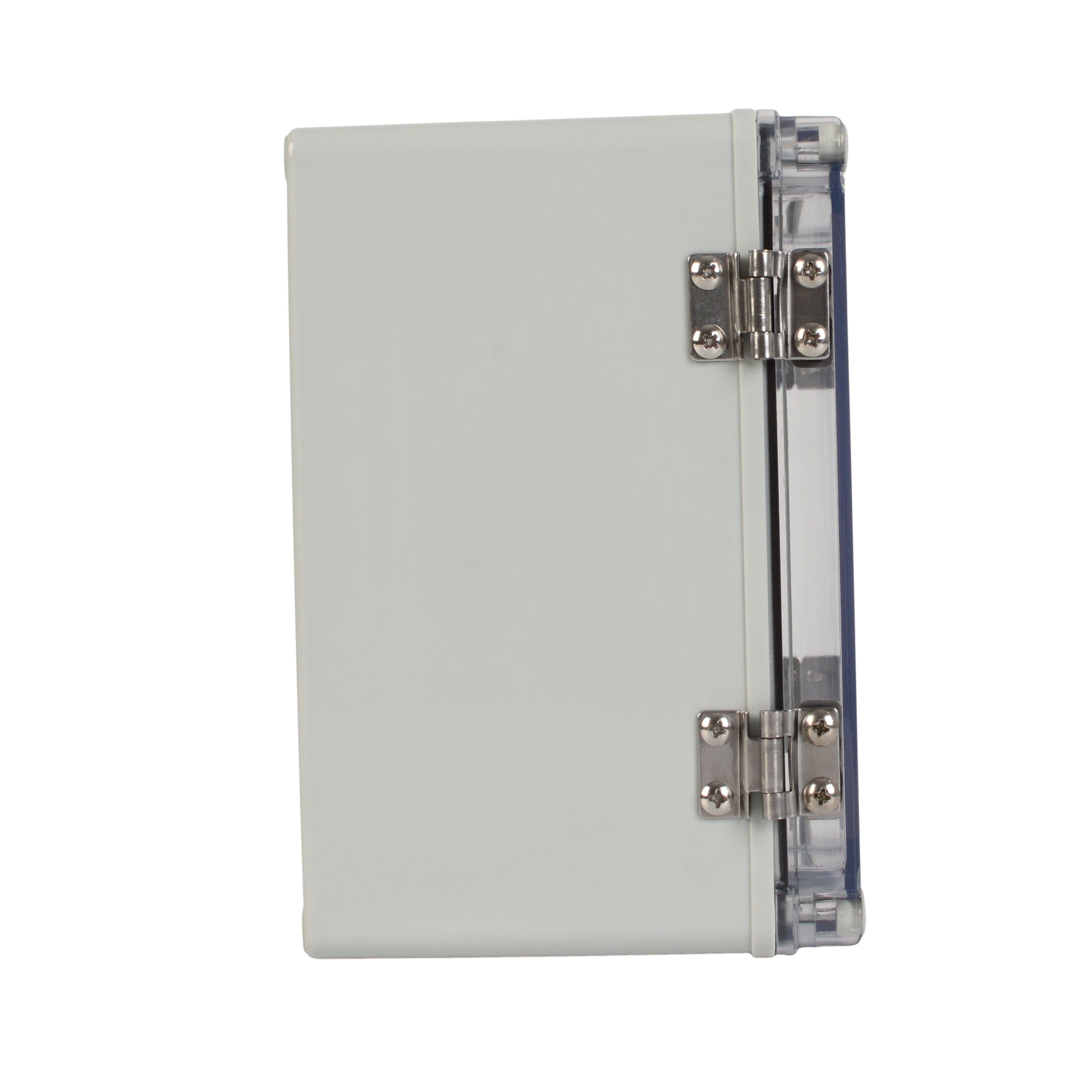 Twin Eagle Imports Junction Box ABS IP66 Clear Lid Hinge Junction Box 200 x 200 x 130mm
