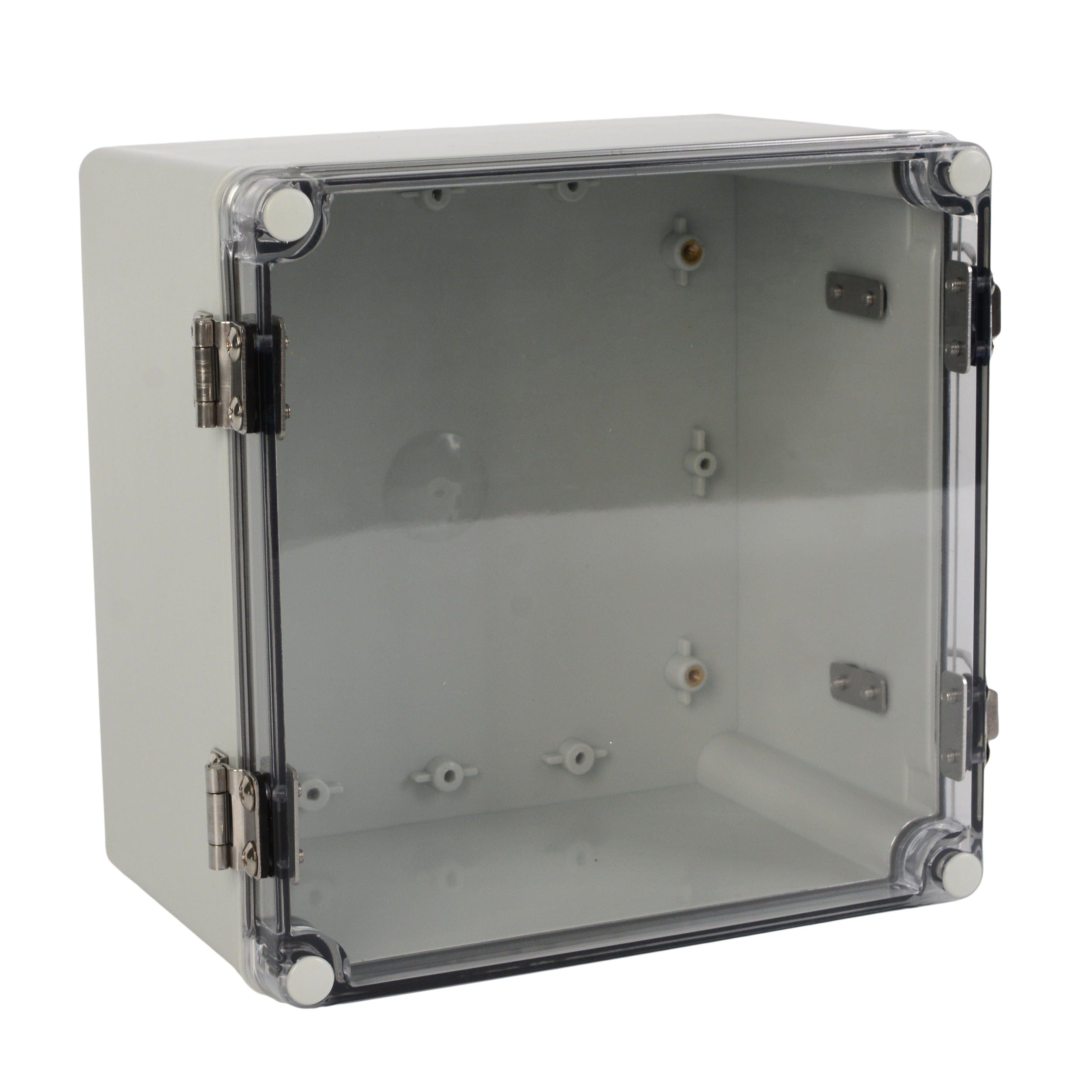 Twin Eagle Imports Junction Box ABS IP66 Clear Lid Hinge Junction Box 200 x 200 x 130mm